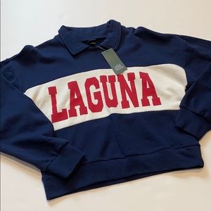 Wild Fable Juniors XSmall Laguna Collared Sweatshirt (D3)